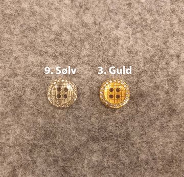 Tekstur knap med simili 11mm